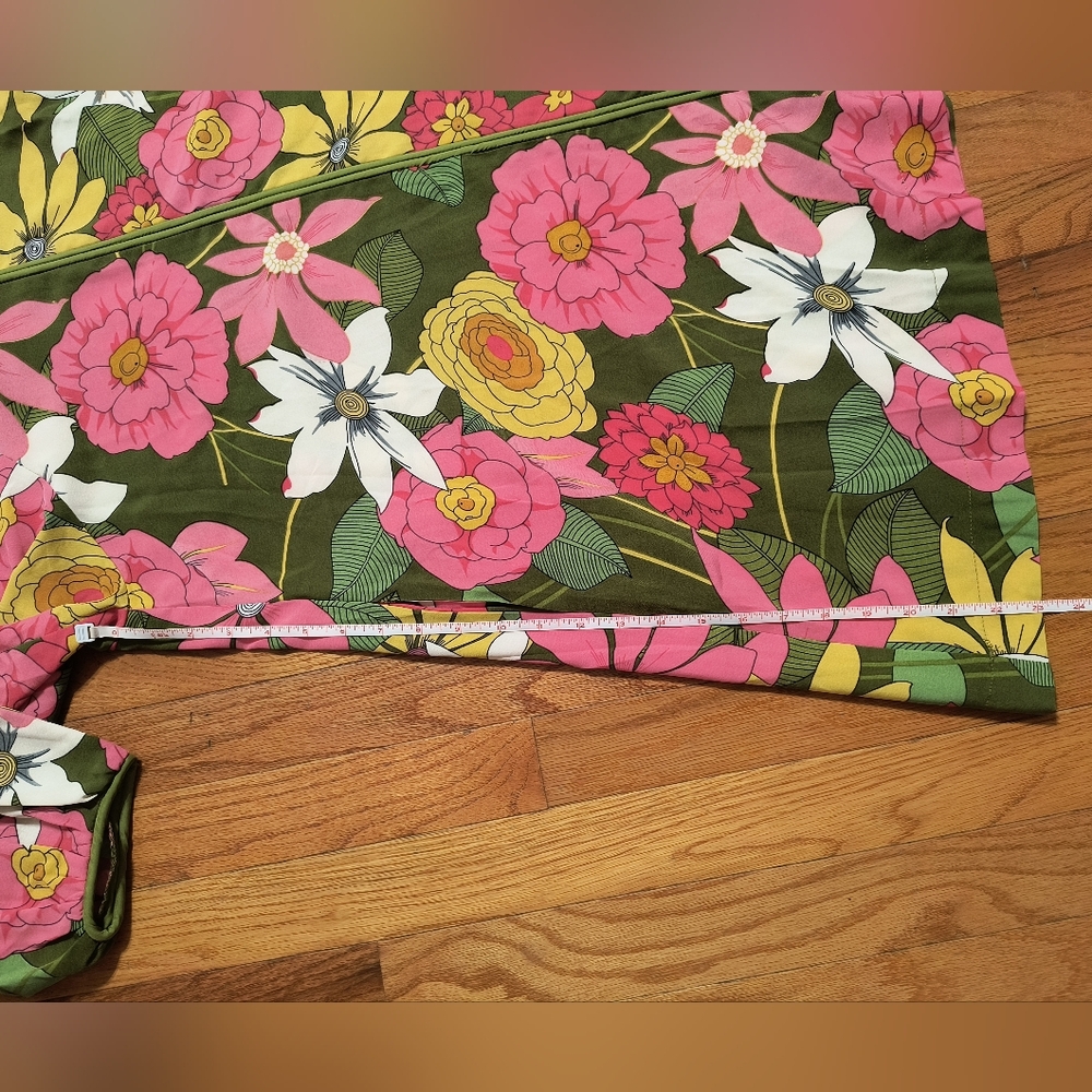 GIGIO Floral  MOD Long-Sleeve A-Line Dress in Olive & Pink. Total Of 3 Dresses - Picture 7 of 14